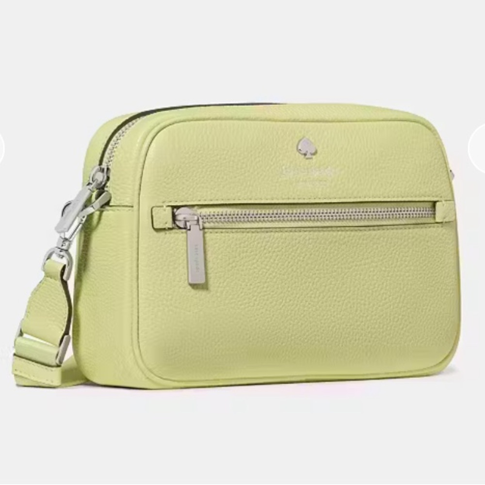 Emma Colorblock Pebbled Leather Large Crossbody - Picture 4 of 6